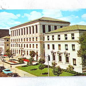 Vintage OHIO carte postale Toledo Safety Building Department of Welfare Landmark 1972 carte postale souvenirs papier éphémères PanchosPorch