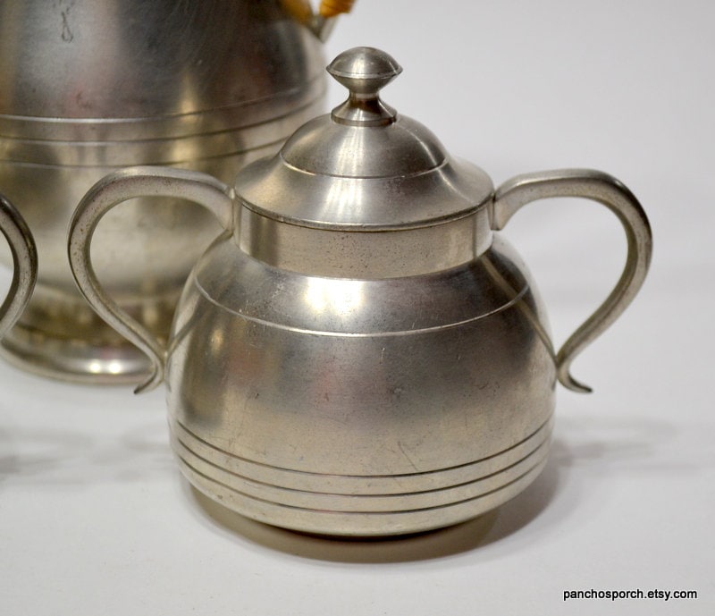 Vintage SELANGOR Pewter Coffee Pot Set Tall Metal Coffee Pot Vintage SELANGOR Pewter Coffee Pot Set Tall Metal Coffee Pot