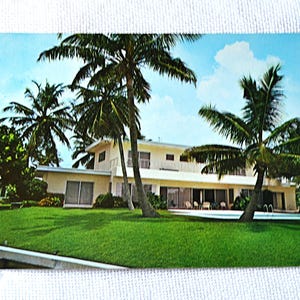 vintage FLORIDE carte postale Ft Lauderdale maison de Louis Dom Broward County carte postale souvenirs papier éphémères PanchosPorch