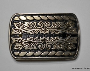 【公式】フジのお歳暮・冬ギフト 1990s Buckle Belt Vintage Rope Design Floral Leaf Edge バックル