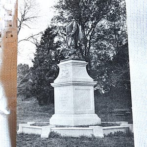 Vintage VIRGINIE carte postale Jamestown Island John Smith Monument Statue souvenir carte postale souvenirs papier éphémères PanchosPorch