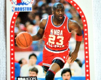 Vintage Michael Jordan 1989 NBA All Star Basketball Trading Vintage Michael Jordan 1989 NBA All Star Basketball Trading