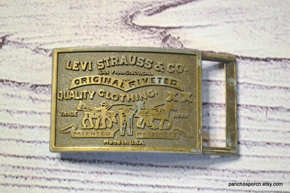 Vintage Levi Strauss Belt Buckle Levis 