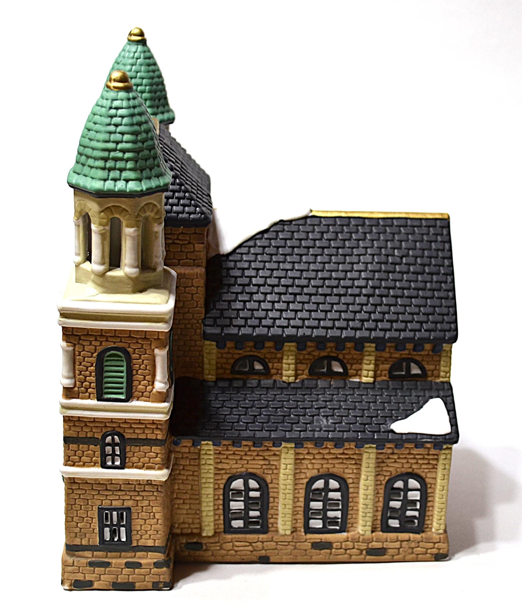 Vintage Church Lighted Cathedral Building Unmarked Holiday Decor - Etsy