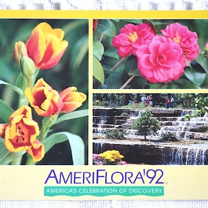Vintage AmeriFlor Postcard: 1992 Columbus Flower Show, Ohio