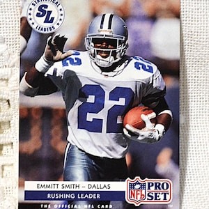 Emmitt Smith Trading Card: 1992 Pro Set No 7, Dallas Cowboys Memorabilia