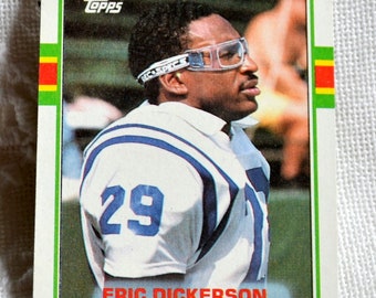 Eric Dickerson 1989 Topps All Pro Trading Card: Indianapolis Colts NFL Collectible