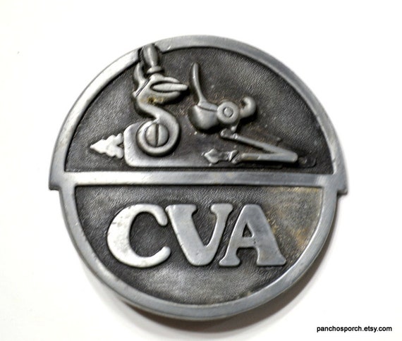 Vintage CVA Belt Buckle  Buckle Connecticut Valle… - image 1