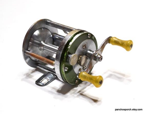 antique shakespeare fishing reels 1937 Marhoff Reel Print Ad Vintage Shakespeare Marhoff Fishing Reel: