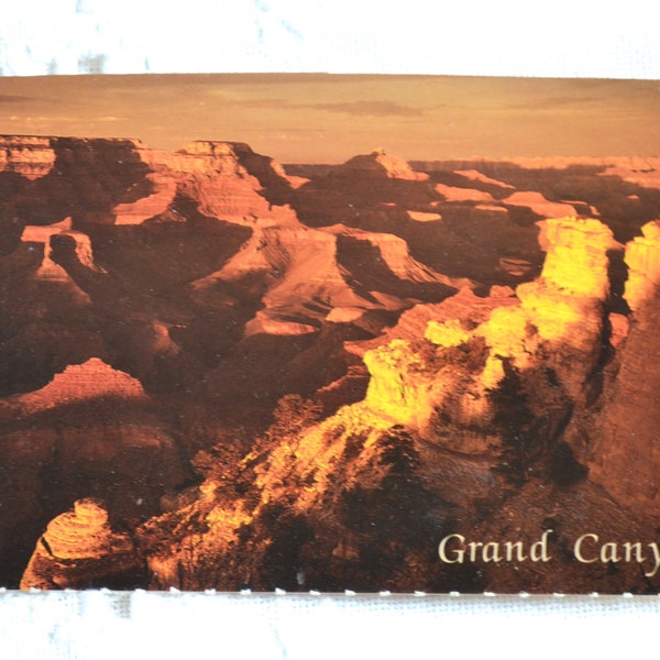 Vintage ARIZONA Postcard Grand Canyon Yaki Point Americana Road Trip Post Card Memorabilia Advertising Paper Ephemera PanchosPorch