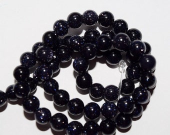 Packet of 6 x Blue Goldstone 8mm Coin-Shaped Flat-Backed Cabochon CA16687-1 Charming Beads Packet of 6 x Blue Goldstone 8mm Coin-Shaped Flat-Backed Cabochon CA16687-1 Charming Beads