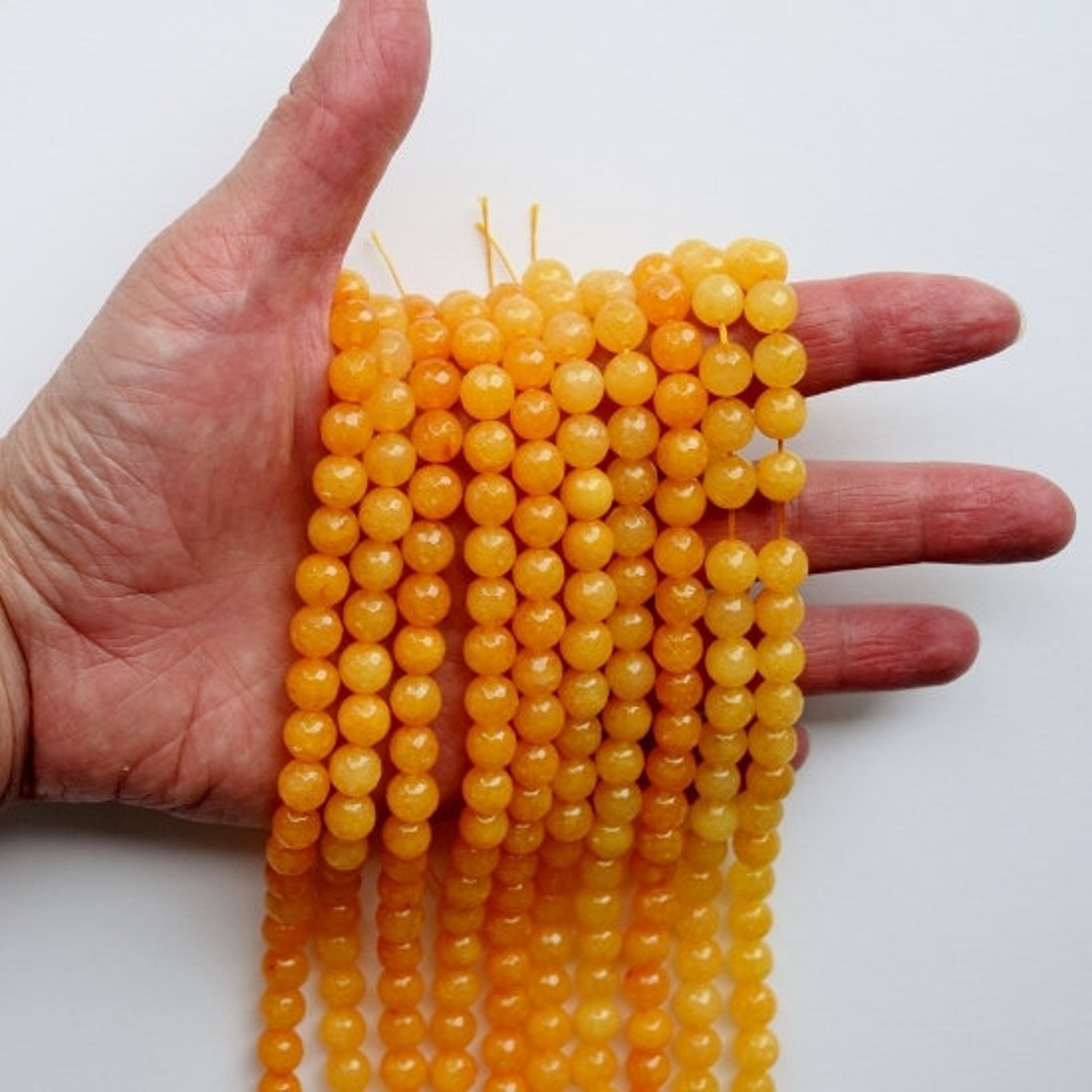 8 Mm Faceted Apricot Quartz Round 8 Mm Colored Quartz Beads Etsy Canada