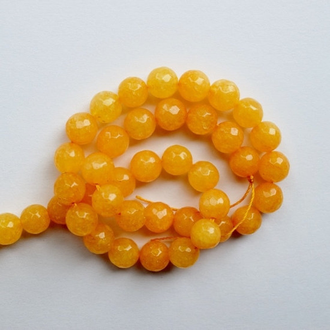 8 Mm Faceted Apricot Quartz Round 8 Mm Colored Quartz Beads Etsy Canada