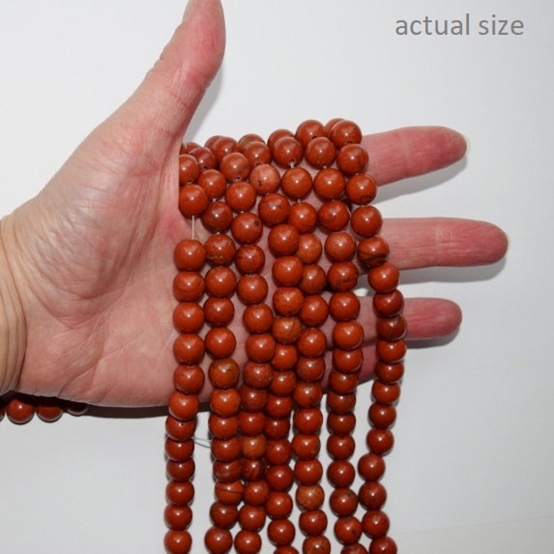 Red Jasper Beads Grade AAA Genune Natural Gemstone Round - Etsy