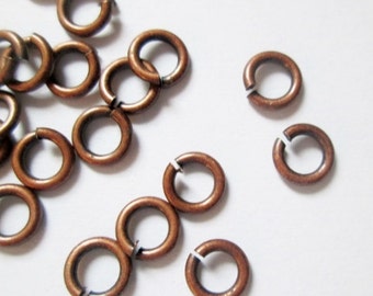 140 pcs Jump rings open 5 mm Copper,Lead, Nickel & Cadmium Free Jewelry Findings, metal findings