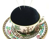 Hatpin Cushion Stand 3 x 6 quot Silver Hat Pins Dressing Table Decoration Gift