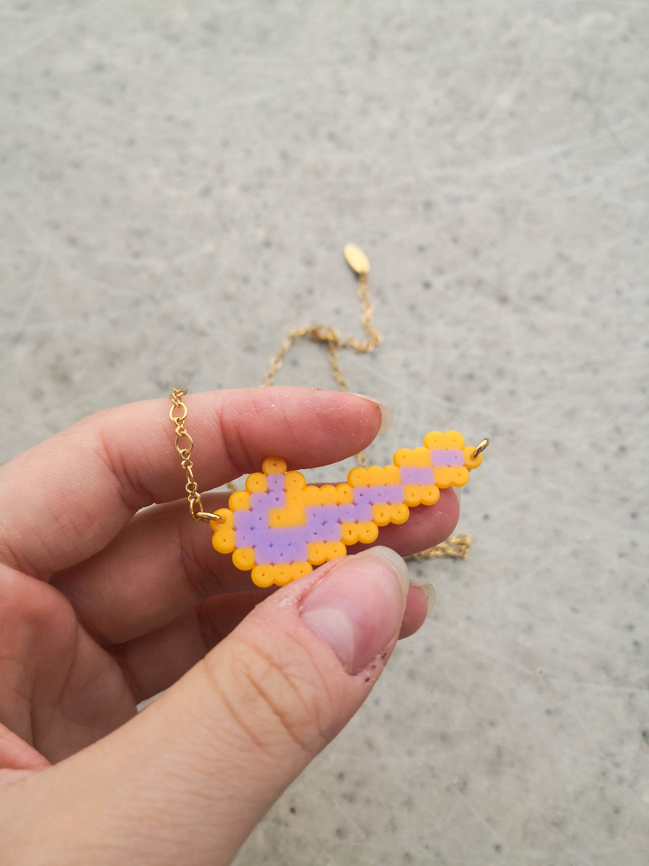 Nike Swoosh Pixel Art Necklace : Gold Plated | Etsy