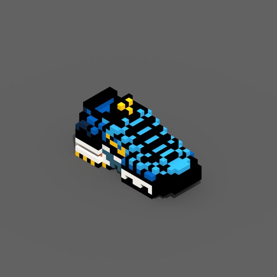 Pixel Art Sneakers Nike Air Max Tuned Air Nike TN Tutoriel - Etsy