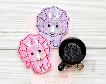 Dinosaur Interchangeable Badge Reel Topper/Badge Holder/ID Holder/Badge Reel/Nurse Badge/Swappable Badge/Nurse gift/Pediatric