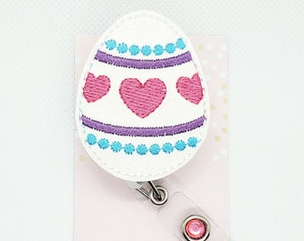 Easter Badge Reel/Badge Holder/ID Holder/Easter Egg Badge Reel/Nurse Badge Reel/Nurse Gift/Easter Egg Badge/Retractable Badge/Teacher Gift