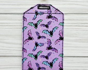 Halloween Bat Badge Holder/ID Holder/Vertical Badge Holder/ID Badge Holder/Halloween Badge Holder