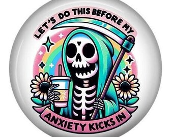 Funny Badge Reel/Retractable Badge Reel/Nurse Badge Reel/Badge Holder/ID Holder/Badge Reel/Nurse Gift/Interchangeable/Swappable/It is what