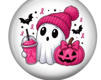 Breast Cancer Awareness Badge Reel/Retractable Badge/Badge Holder/ID Holder/Badge Reel/Nurse Gift/Interchangeable/Badge Reel Topper