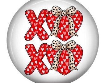 XOXO Badge Reel/Retractable Badge Reel/Badge Holder/ID Holder/interchangeable Badge Reel/Nurse Gift/Nurse badge reel/Valentine/Swappable