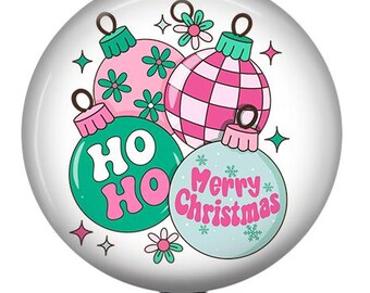 Christmas Badge Reel/Badge Holder/ID Holder/Badge Reel/Nurse Badge/Nurse Gift/Retractable Badge/Interchangeable Badge/Badge Reel Topper