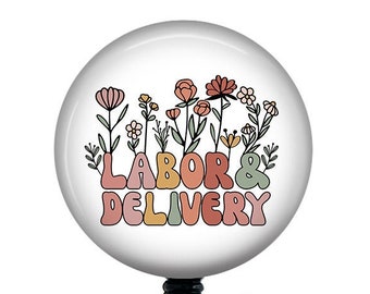 L&D Nurse Badge Reel/Retractable Badge/Badge Holder/ID Holder/Badge Reel/Nurse Gift/nurse badge reel/Retractable badge/Labor and Delivery
