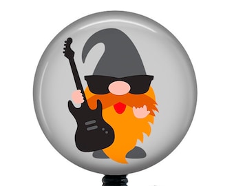 Gnome badge/Funny Badge Reel/Retractable badge/Nurse Badge Reel/Badge Holder/ID Holder/Badge Reel/Nurse Gift/Nurse Badge/Retractable Badge/