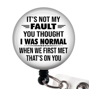  YAZMEEN I'm Not The Nurse Retractable Badge Reel with