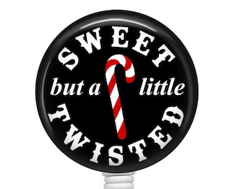 Funny Christmas Badge Reel/Christmas Badge Reel/Badge Holder/ID Holder/Badge Reel/Nurse Gift/Candy Cane Badge/Nurse Badge/Retractable Badge/