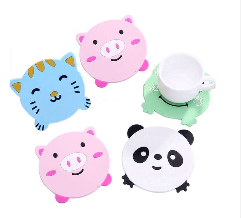 Cute Animal Coaster/Drink Coaster/Party Supplies /Party Etsy
