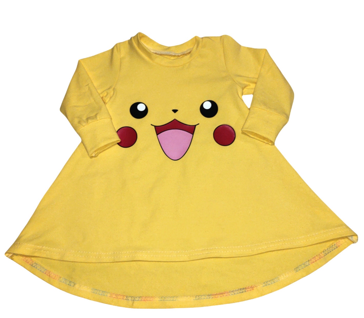 Vestido Rodado - Pikachu Fantasia cosplay egirl(142) no Shoptime