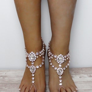 Rose gold foot jewelry