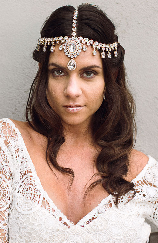 Starla Head Chain Bridal Head Chain Wedding Jewelry Wedding Etsy