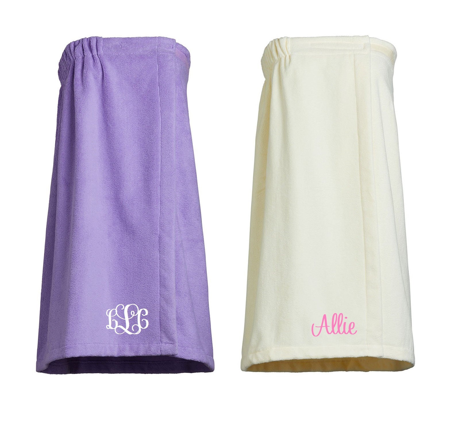 Monogrammed Towel Wrap Personalized Microfiber Terry Bath Etsy