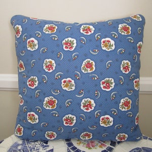 Gorgeous Pierre Deux Pillow Blue Yellow Red Avignonet Checks French Country Toile Provencial Fabric