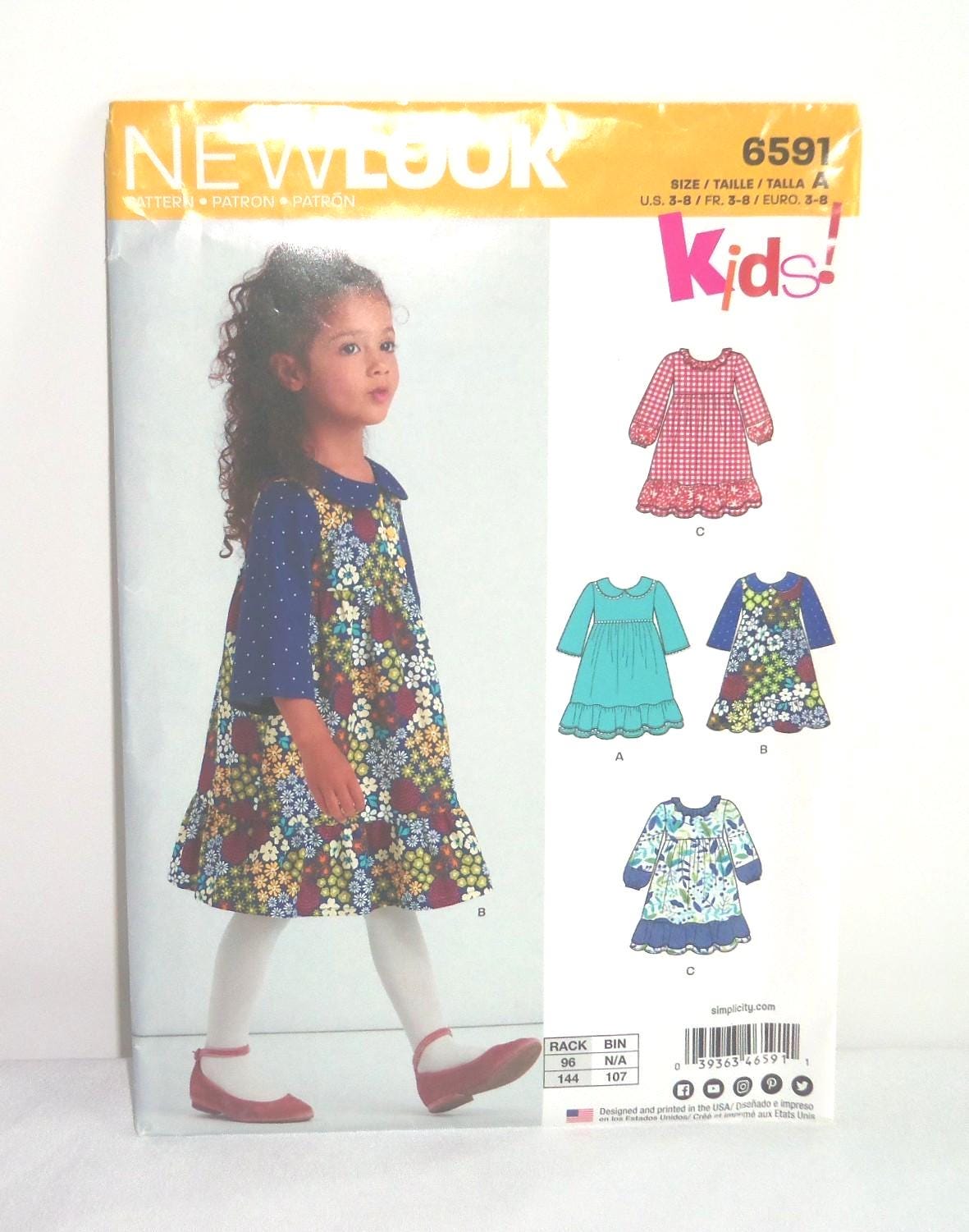 Child's Dress Sewing Pattern Sewnsewsister - Etsy