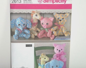 Stuffed Animals Sewing Pattern Sewnsewsister
