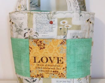 Tote Bag Christian Religious Sewnsewsister
