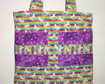 Child Flat Tote Bag Kid Toy Purse Sewnsewsister