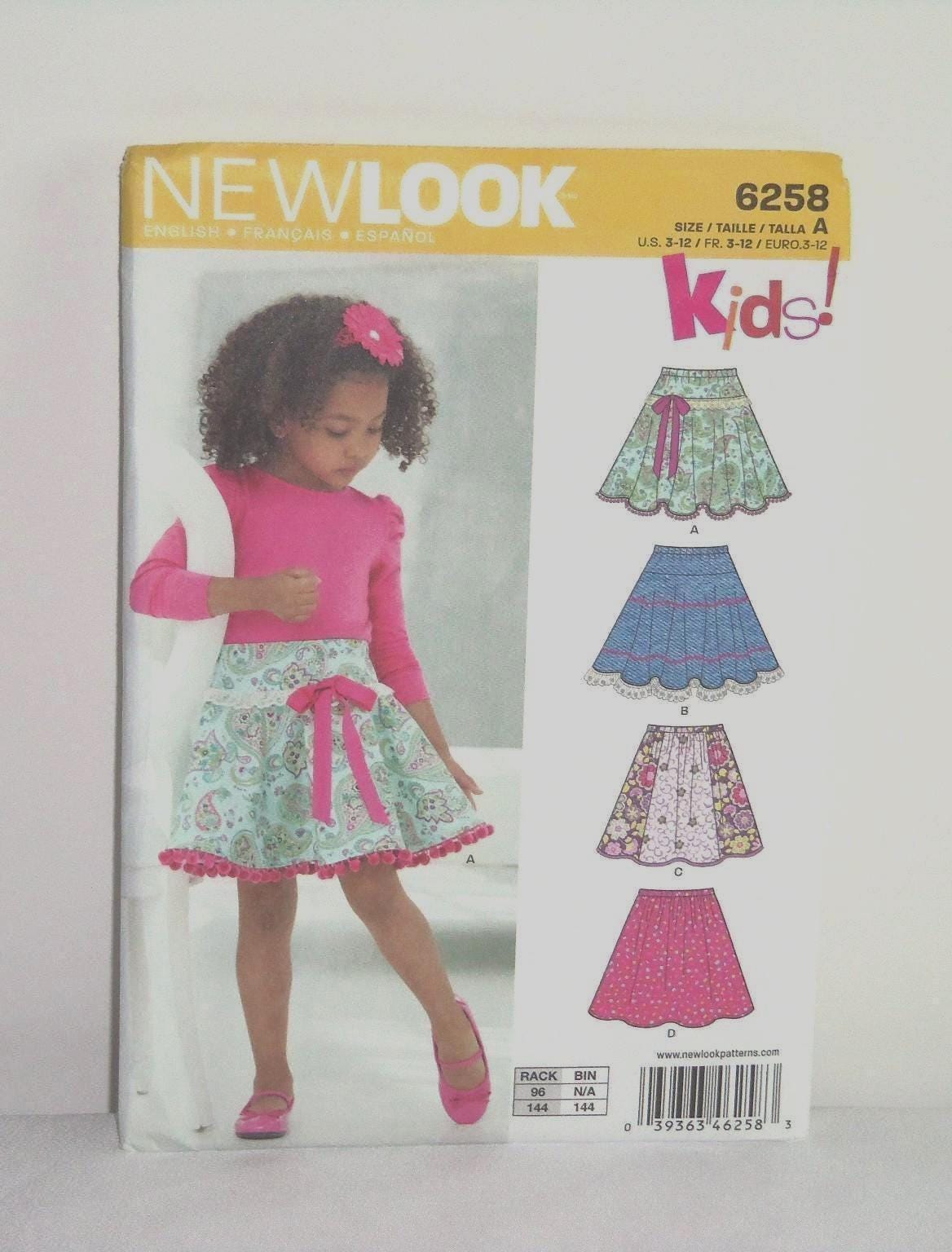 Child's & Girl's Skirt Sewing Pattern Sewnsewsister - Etsy