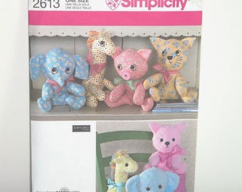 Stuffed Animals Sewing Pattern Sewnsewsister