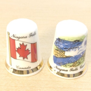Canada Thimble Niagara Falls Vintage Sewnsewsister image 1