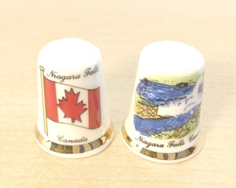 Canada Thimble Niagara Falls Vintage Sewnsewsister