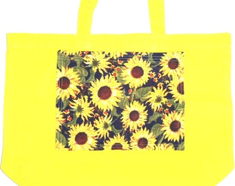 Market Tote Bag Pocket Canvas Sewnsewsister