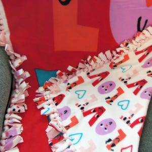 Fleece Tie Blanket Throw Sewnsewsister image 5