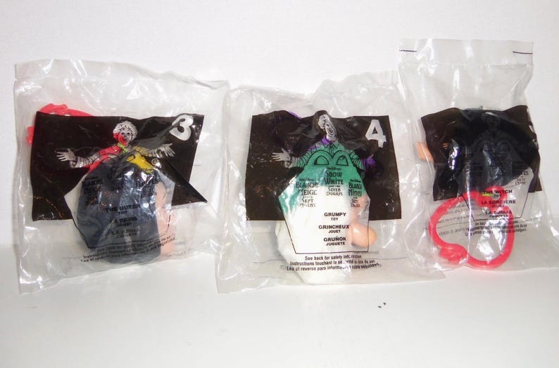 Snow White Vintage Misc McDonalds Fast Food Toys Sewnsewsister image 1